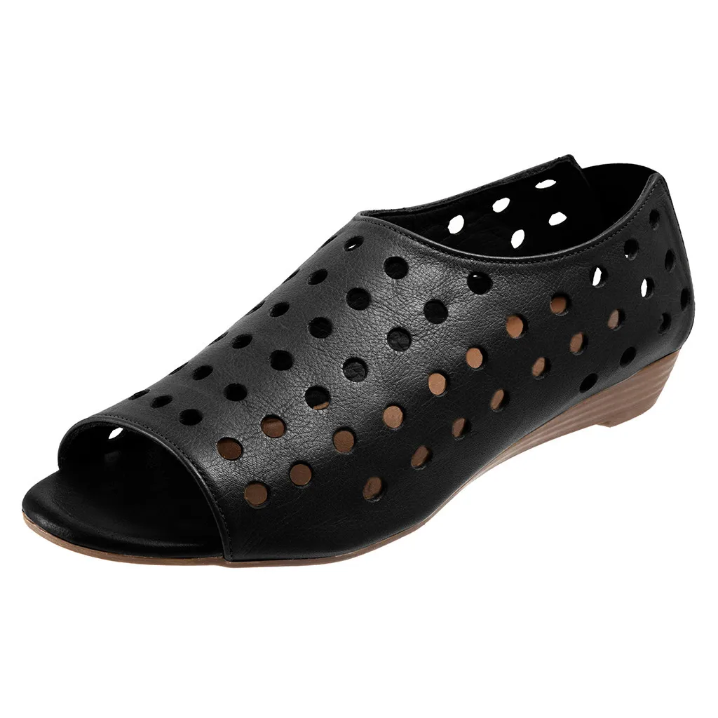 Новинка весна лето 2019 мягкие повседневные однотонные сандалии для покупок с