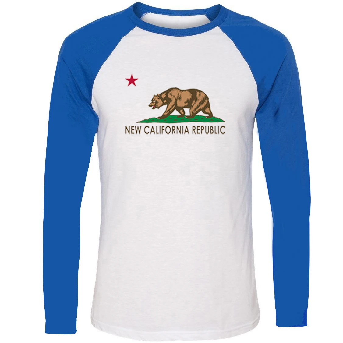 IDzn футболка унисекс известный вызов для Нии Калифорнийская Республика FNV NCR флаг