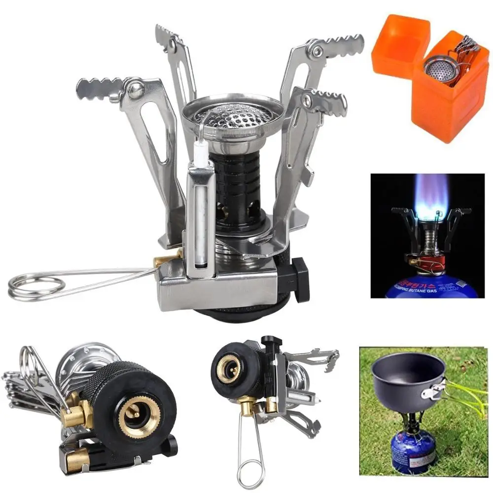 

YINGTOUMAN Outdoor Cookware Set 1-2 person Camping Cookware Ultralight Non-stick Cooking Kit Outdoor Stove Spoon Fork