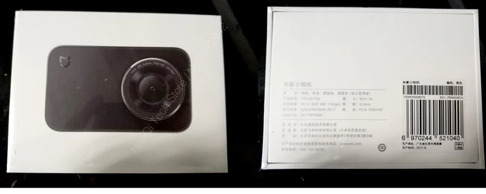 Оригинальная мини-камера Xiaomi Mijia, умная маленькая камера, Bluetooth 4,1, 2,4 дюйма, 4 K, 30 кадров в секунду, 6 осей, электронная, анти-встряхивание, широкий угол обзора 145 градусов