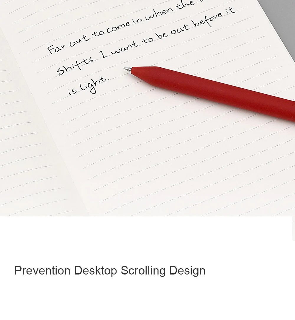 Xiaomi Youpin KACOGREEN ALPHA Letter Pen теплое сердце ручка Предотвращение настольная прокрутка дизайн(черные чернила