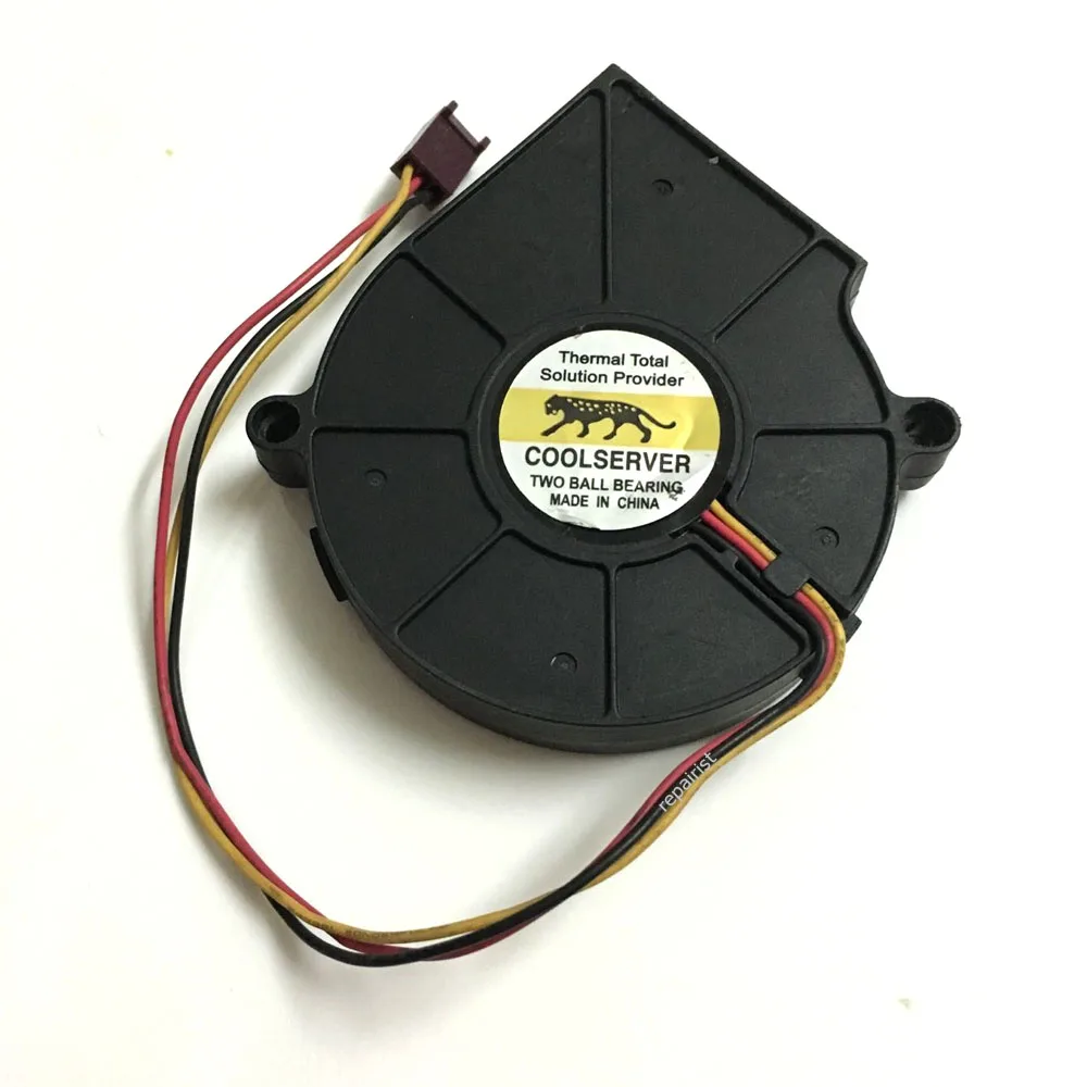COOLSERVER DC 12 В бесщеточный двигатель вентилятора 1U 775 7015 вентилятор кулер