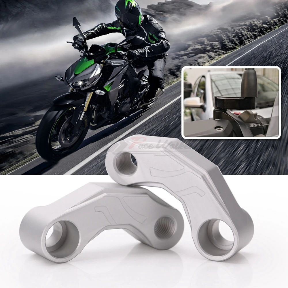 Универсальный алюминиевый удлинитель для зеркала с ЧПУ мотоцикла расширители