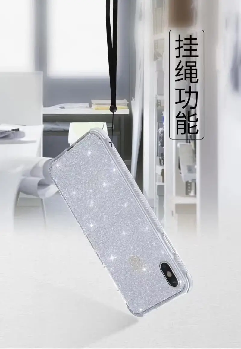 Черные красные синие чехлы из ТПУ для iPhone X 8 8Plus 7 7Plus 6 6s Plus защита на 360 градусов