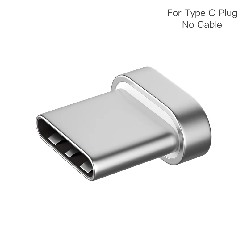 Магнитный кабель PZOZ usb type-c для быстрой зарядки, кабели для телефонов type-C, зарядное устройство usb c для samsung S8, Note 8, xiaomi mi 6, 5, шнур - Цвет: For Type-C plug