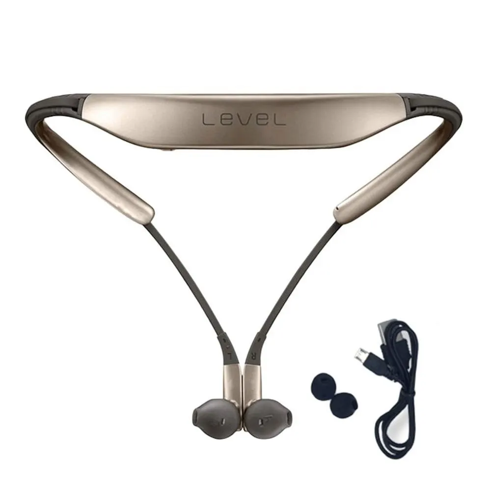 Gold Bluetooth 4,1, наушники-вкладыши, уровень U, наушники с шумоподавлением, беспроводные наушники для шеи, наушники с поддержкой A2DP HSP HFP - Цвет: Gold