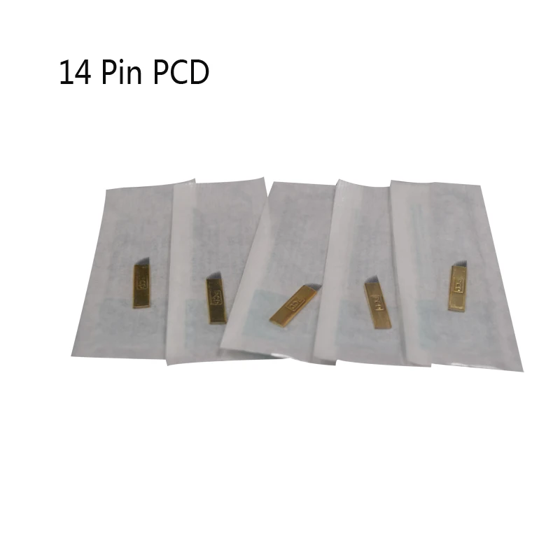 Иглы для микроблейдинга 50 шт. 14 тату перманентного макияжа бровей иглы 3D вышивки