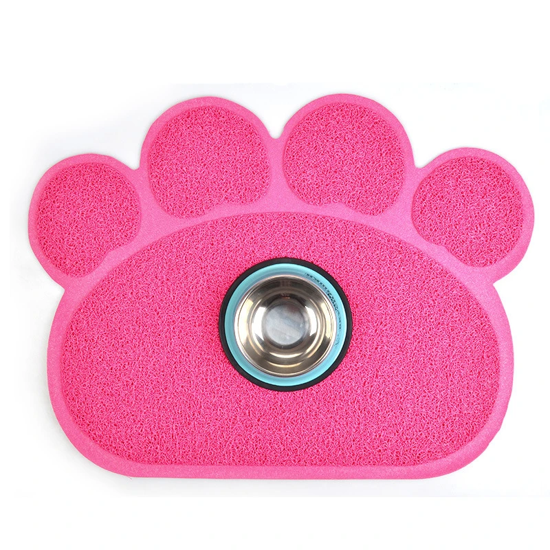 Коврик для кормления кошек и собак из ПВХ 6 мм|dog water mat|pvc dog pawcat mat cleaning |
