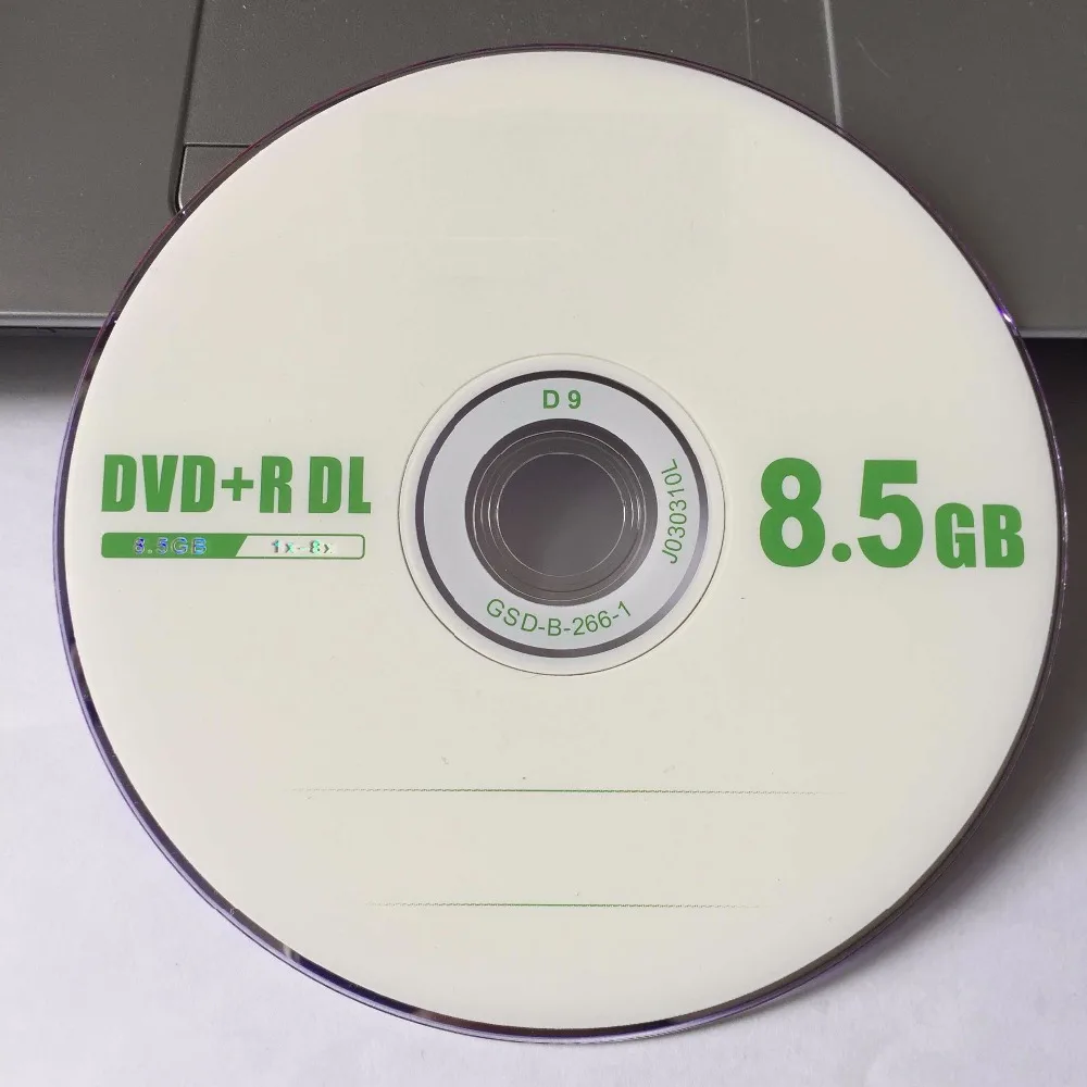 10 дисков чистые фруктовые печатные DVD + R DL диски класса A X8 8 5 ГБ | Электроника