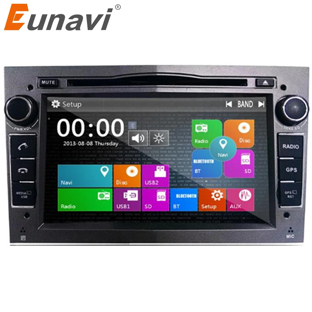 Eunavi новый 2 Din автомобильный DVD для Opel Astra Vectra Corsa Meriva Zafira с GPS Bluetooth навигация Радио