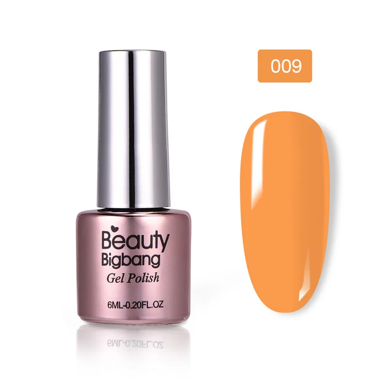 09 6 мл, 36 цветов, замачиваемый Гель-лак для ногтей, УФ-гель BeautyBigBang, верхнее покрытие, Мате, красно-белый цвет, лаки для маникюра, не протираются - Color: 09