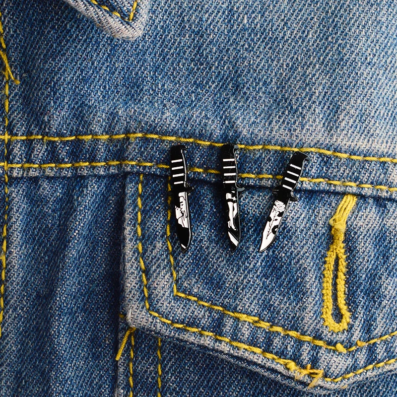 Женская Брошь с эмалью черная брошь в форме цветка розы подарок для друга