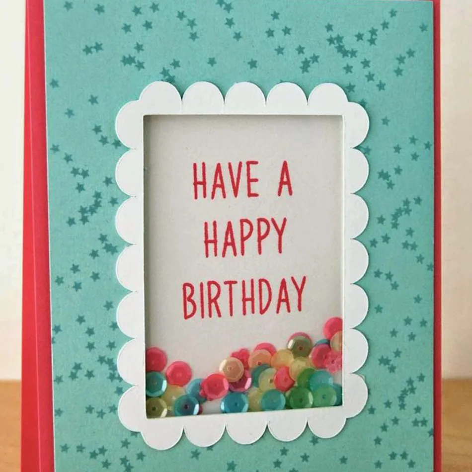 Eastshape волнистая Рамка Металлическая резка Скрапбукинг тег для Самодельные