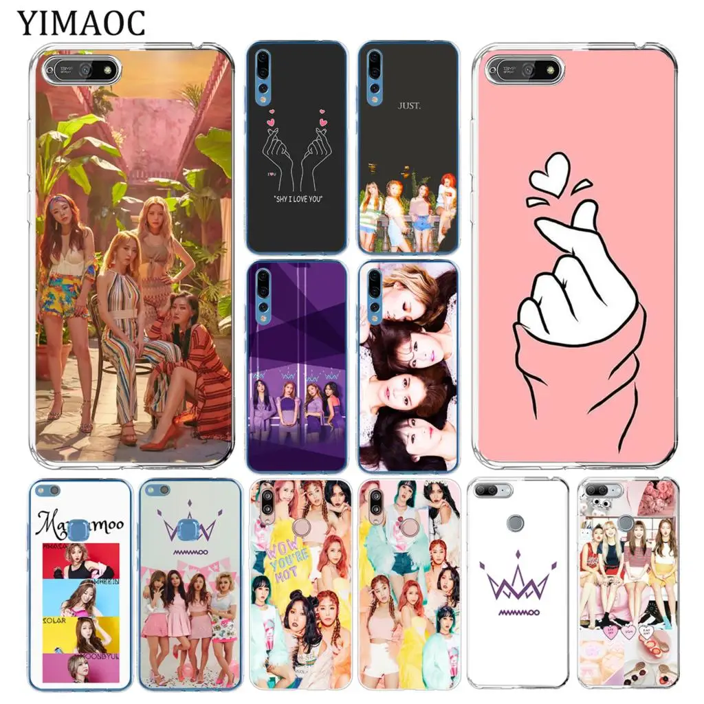 Мягкий силиконовый чехол для телефона YIMAOC kpop mamamoo Huawei Y7 Y6 Y9 Prime 2018 Honor 20 10 8 8C 8X 9X 9 Lite