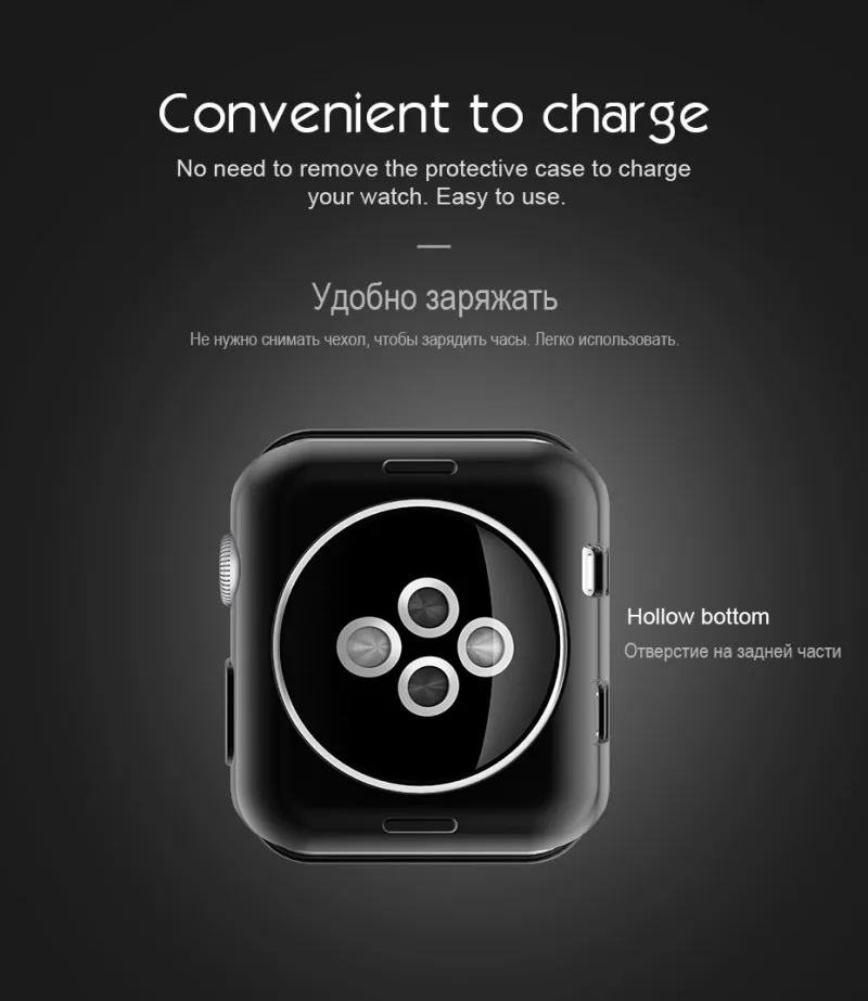 HOCO Мягкий силиконовый чехол с золотым покрытием для Apple Watch Series 2, чехол для iWatch Series 3, защитный чехол из ТПУ, 42 мм, 38 мм