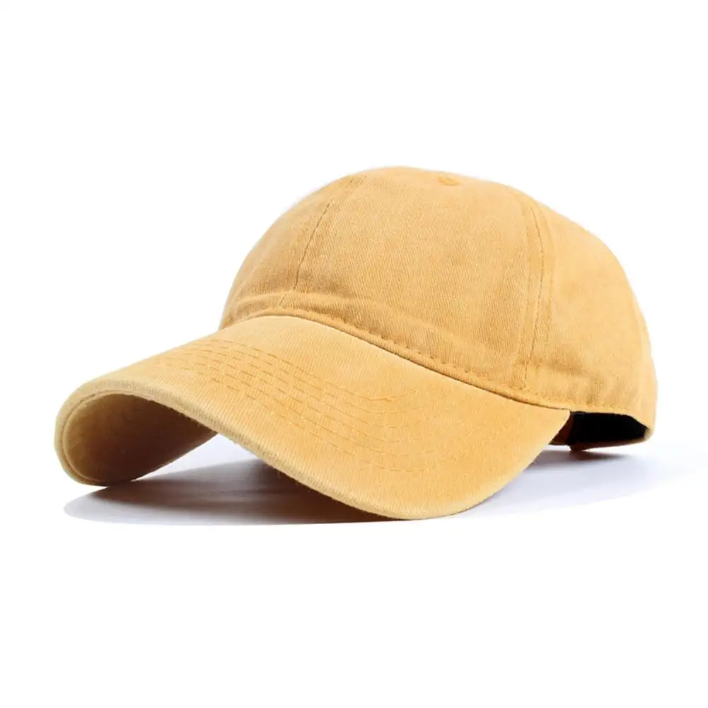 Бейсбольная кепка в стиле ретро из потертой джинсовой ткани облегающая