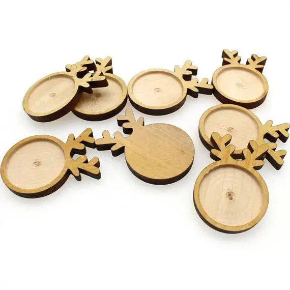 15 шт. Деревянные Подвески для украшений 29 х40 мм |