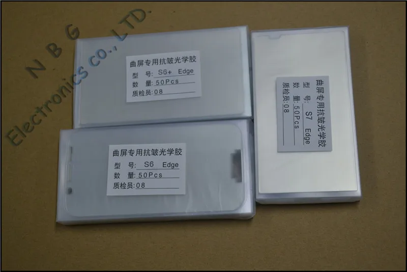 500 шт./лот для Samsung Galaxy S6 Edge/S6Edge/s7 edge plus OCA Оптический прозрачный клейкий