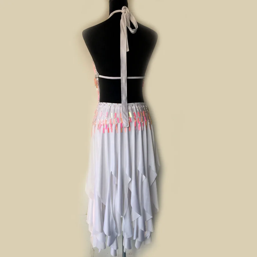 Новый костюм для латинских танцев сексуальное старшего поколения с блестками