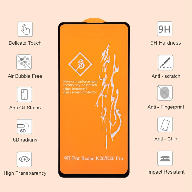 6D закаленное Стекло для Xiaomi mi 9 Pro mi 9 A2 Lite A1 A3 mix 3 2s 2 CC9 Стекло Xiomi Red mi 8 8a 7a 7 6a 6 mi 9 A2 Экран протектор