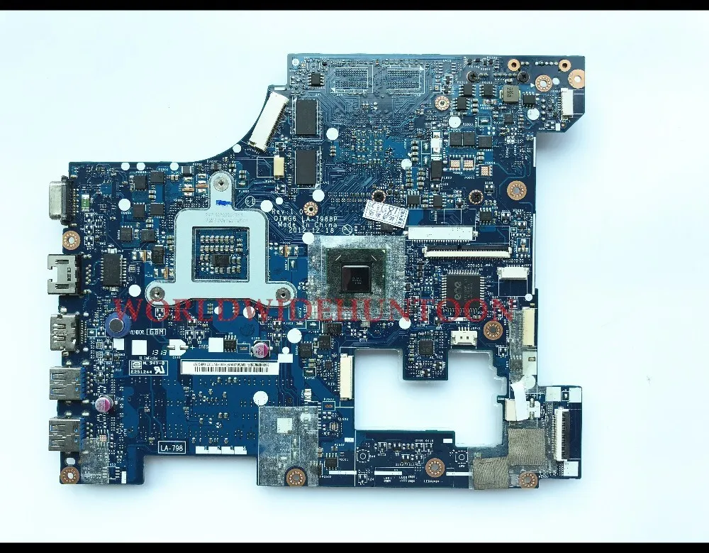 Материнская плата для ноутбука Lenovo Ideapad G580 высокое качество QIWG6 LA 7988P SLJ8E HM76 PGA989 DDR3