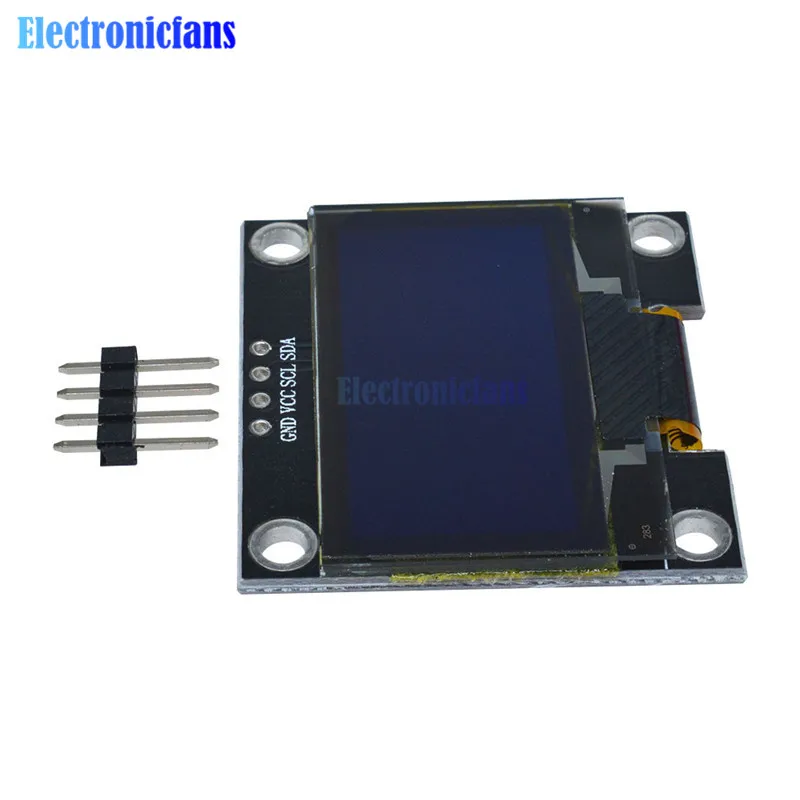1,3 дюймовый 1," Белый OLED lcd 4-контактный дисплей модуль IIC igc интерфейс 128x64 для Arduino