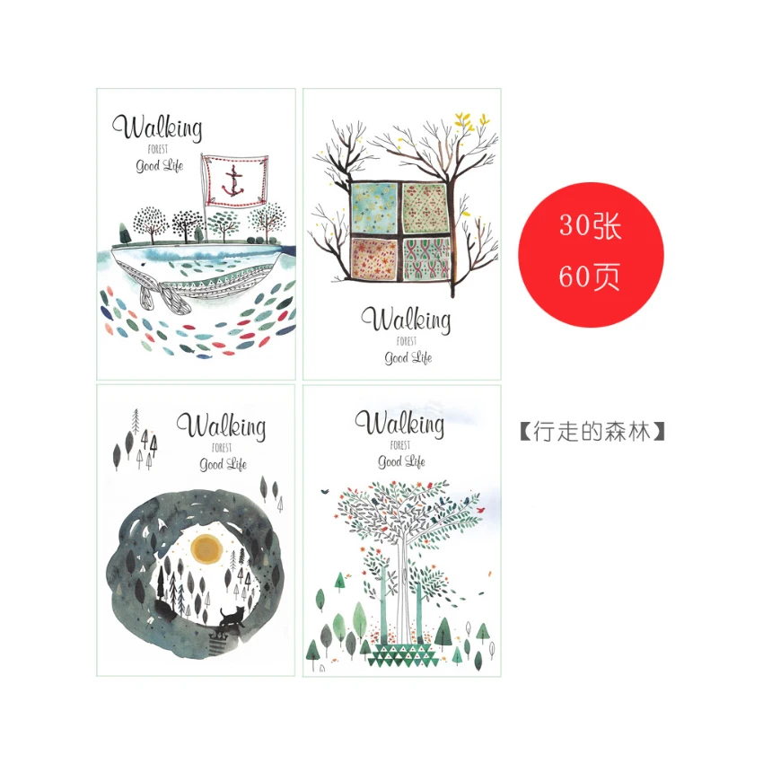 1piece random B 1 шт./лот, маленькие канцелярские принадлежности Kawaii, A5, блокнот, 30 страниц, блокнот, дневник, офисные школьные принадлежности, Caderno, для детей, подарки - Цвет: 1piece random B