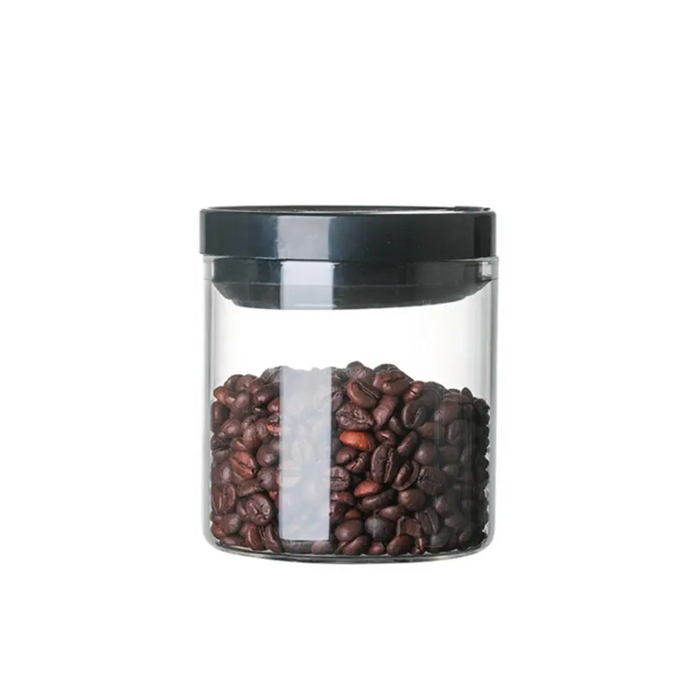 500ml 500 мл, 750 мл, 1000 мл, домашняя стеклянная коробка для хранения, герметичная крышка, контейнер для чая, еды, кухонные контейнеры, влагостойкие баночки из цельного зерна - Цвет: 500ml