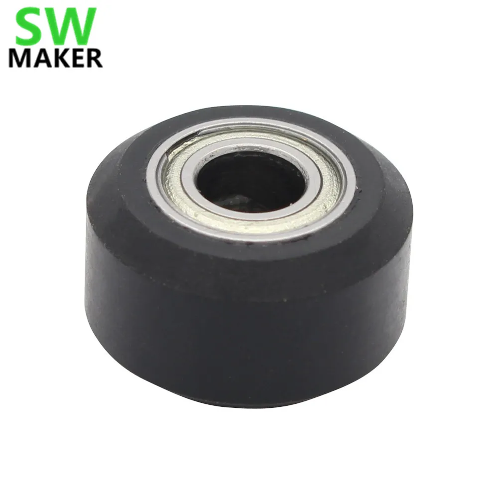 

1pcs Mini V wheel with ball Bearings Passive Round wheel Idler Pulley Gear perlin wheel For openbuilds
