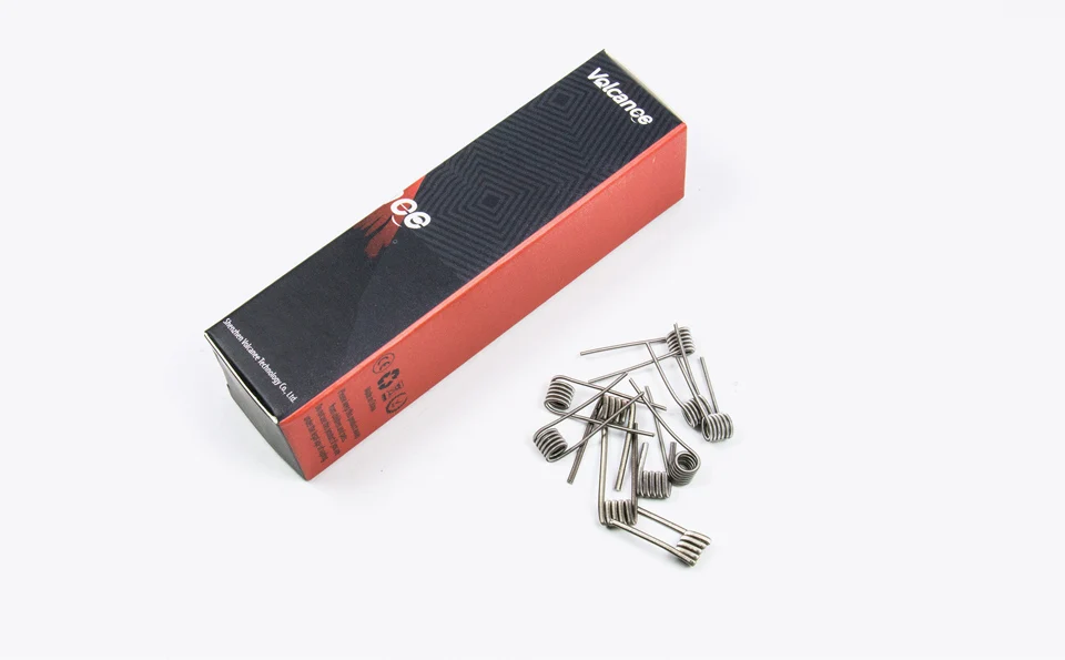 Volcanee 10 намоток Alien Clapton Flat Twisted Fused Clapton с сопротивлением Quad Тигр нагревательная проволока Vape сопротивление готовых предварительно оборудованная катушка катушки