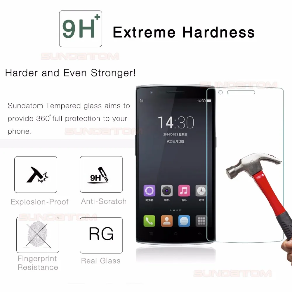 Защитная пленка для экрана Oneplus One Premium из закаленного стекла Plus 1