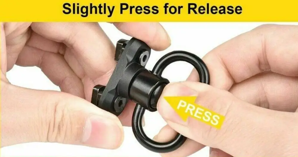 

Tactical Airsoft ar accessories 1.25 inch M-LOK lightweight mount sling swivels sling adapter lightweight mount for hunting