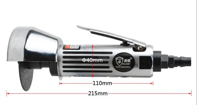 75 мм пневматический шлифовальный станок 3-дюймовый режущий для прямого песка