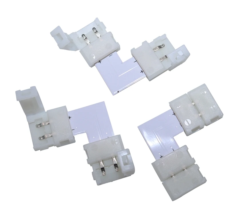 5 шт 2pin/4pin/5Pin l образный Бесконтактный светодиодный коннектор угловой правый угол