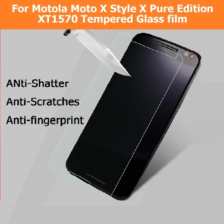 Пленка из закаленного стекла для Motorola Moto X X2 X3 стеклянная пленка Style Pure Edition / Force Play