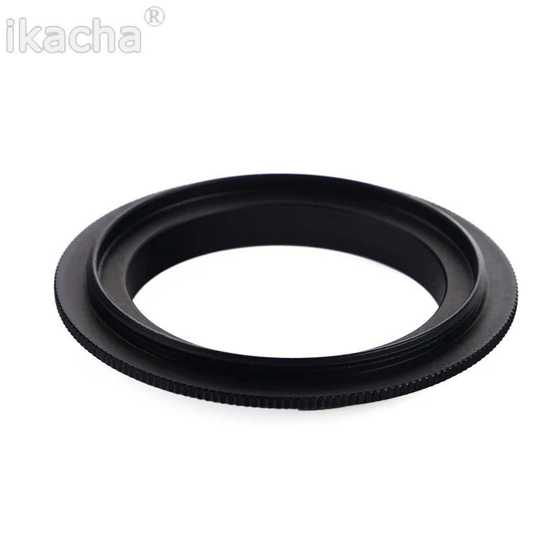 Aluminum Camera Macro Lens Reverse Adapter Ring for Nikon AI to 49mm 52mm 55mm 58mm 62mm 67mm 72mm 77mm Thread Mount