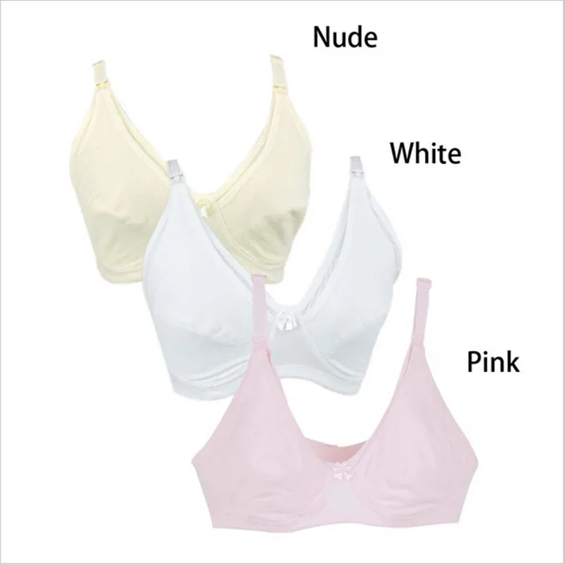 

Comfortable Cotton Maternity Bra Nursing Bra Feeding For Pregnant Women Soft Underwear Wire Free