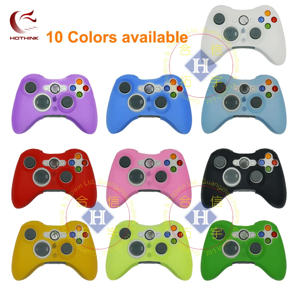 HOTHINK защитный силиконовый чехол, мягкий чехол для xbox 360, контроллер xbox 360, тонкий геймпад