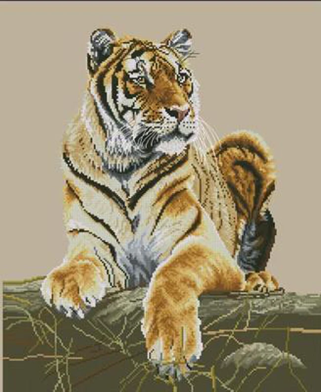 

Needlework,DIY Cross Stitch,Sets For Embroidery kits,11CT&14CT,tiger
