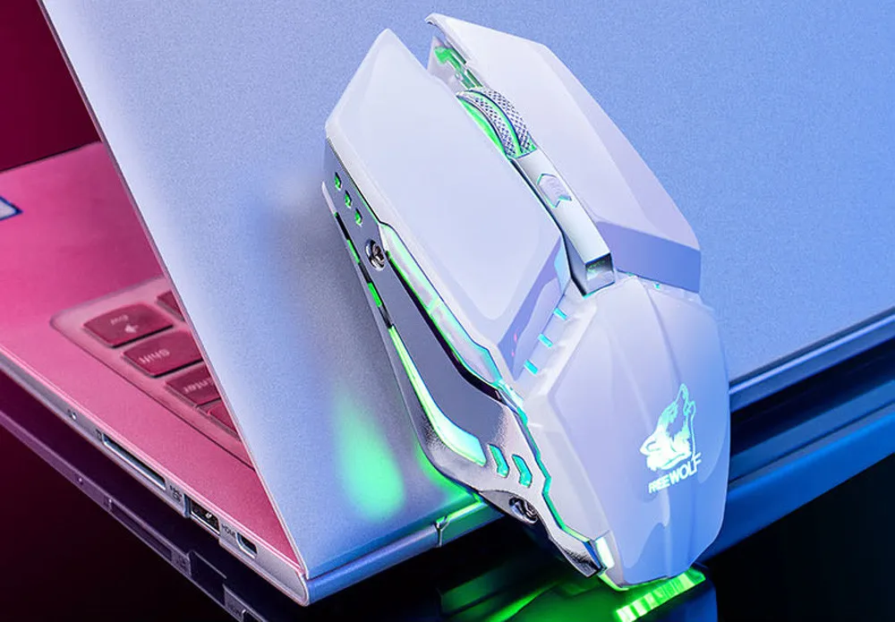 Мышь Raton 2,4 GHz, беспроводная, светодиодный, бесшумная, перезаряжаемая, USB, игровая компьютерная мышь для ноутбука, sem fio inalambrico, 18Nov26