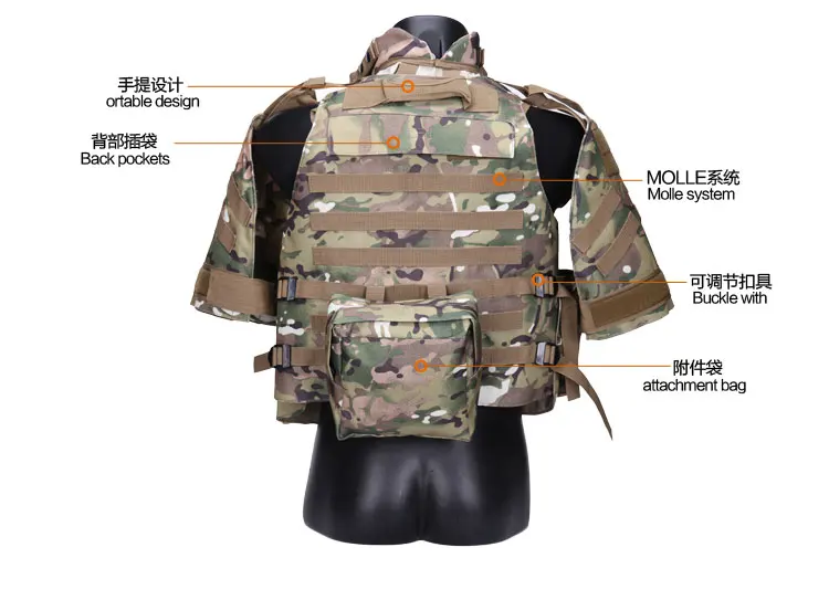 900D Оксфорд OTV тактический жилет Броня MOLLE Военная уличная охотничья одежда Боевая страйкбол Пейнтбол Wargame снаряжение