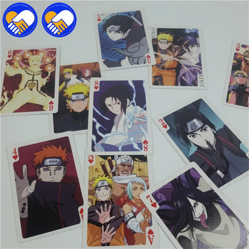 2 стиля 1 упаковка новый покер высокого качества японского аниме Наруто Коноха