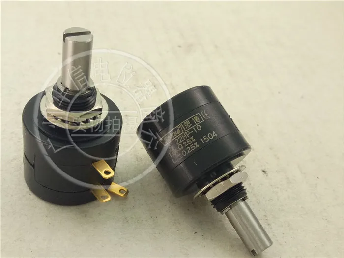 Оригинальный многооборотный потенциометр Sakae SIBO 22HP 10 2K 1K 10K 20K 10|ЖК-экраны и панели