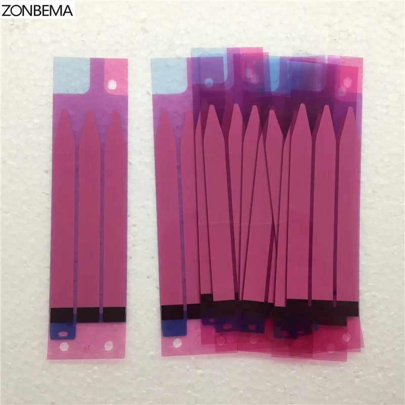ZONBEMA, 5 шт., оригинальная наклейка на батарею, клейкая лента для iPhone X, 5S, 5C, SE, 6, 6 S, 7, 8 Plus, 4,7 дюйма, 5,5 дюйма - Цвет: For iPhone 6 Plus