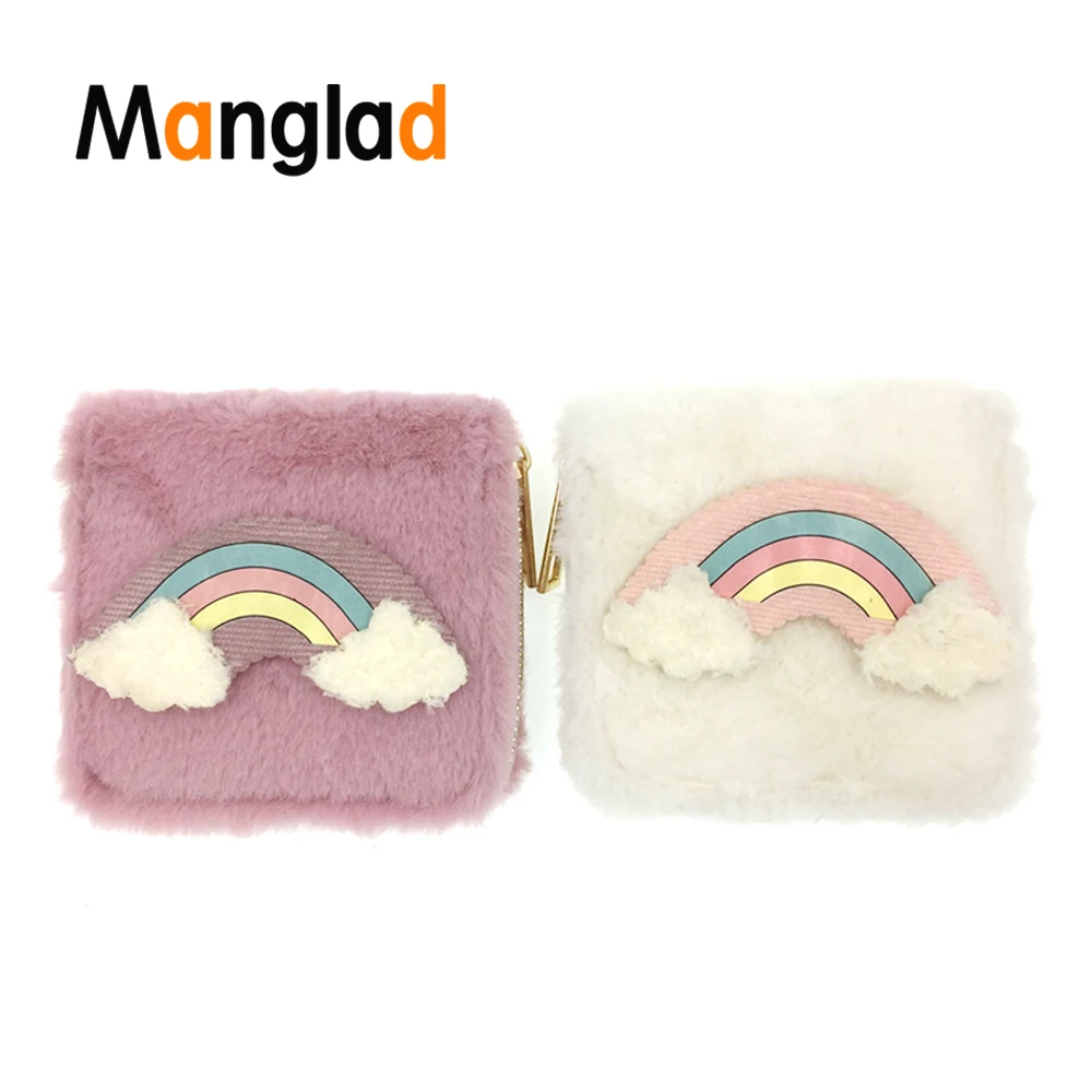 

Plush Toys Kids Girls Boys Kawaii Kindergarten Bag Coin Bag Wallet Money Card Short Bag Phone Bag Dolls Money Wallet Pouch