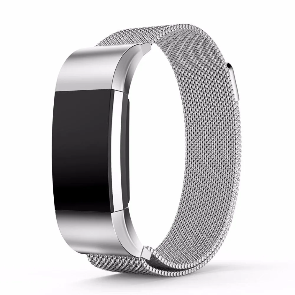 Металлический ремешок для браслета Fitbit Charge 2 ремешок Безвинтовой браслет из нержавеющей стали для Fitbit charge2 браслеты Сменные аксессуары