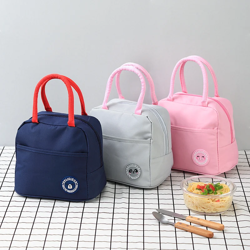 

Portable Thermal Lunch Bags for Women Kids Men Food Picnic Cooler Box Insulated Tote Bag Storage Container