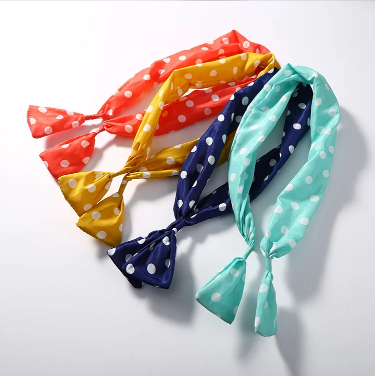 Koearn шифон обручи для волос DIY Галстуки повязки женщин девушки аксессуары милый