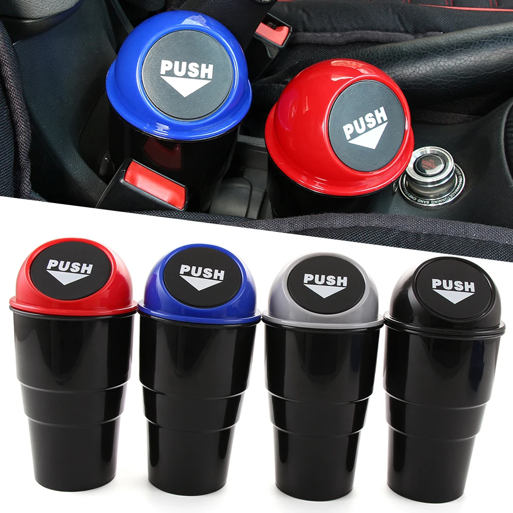 Car styling Plastic Trash Rubbish Can Garbage Dust Holder For Renault Clio Scenic Megane Duster Sandero Captur Twingo koleos | Автомобили