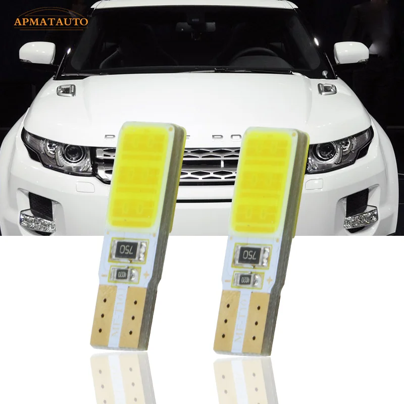 

2x T10 W5W LED Side Parking Lights Marker Lamps Bulb For Land Rover Discovery Range Rover Evoque Freelander